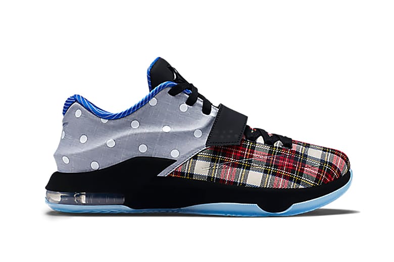 Tartan and polka dots collide as Nike Sportswear juxtaposes the two  patterns with one another to